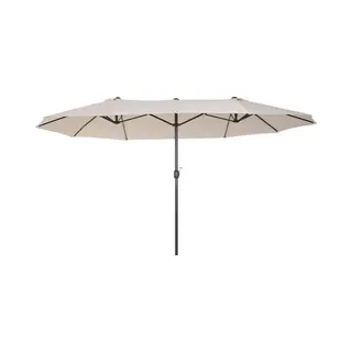 4goodz Duo-parasol 460x270 Cm - Brede Xl Parasol - Creme