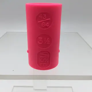 Vise-Grip Bowling Bowlingbal Vinger Inserts, Per 2 Stuks, 'Vise Powerlift / Semi-grip Inserts' , Naar Keuze Powerlift Of Semi-grip, Kleur Pink, Maat 43/64, Nr.