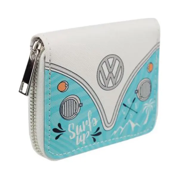 puckator Portemonnee Volkswagen T1 Surf Lichtblauw thumbnail