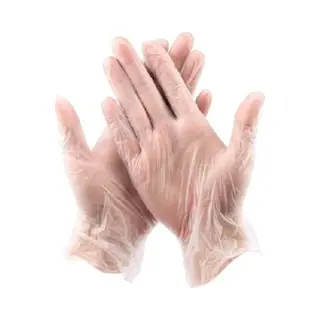 Wegwerp Handschoenen - Vinyl Handschoenen - Poedervrij - Wit - Maat L - 100 Stuks