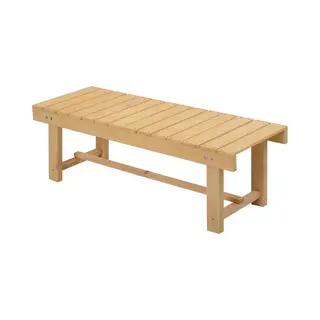 Massief Houten Tuinbank - Tuinzitje - Balkonzitje - 2 Persoons - Massief Dennenhout - Natuur