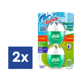 Henkel Croc Odor Geurverwijderaar Koelkast - 2 X 2 Stuks