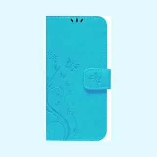 Adel Valbestendig & Trendy Bookcase Telefoonhoesje - Geschikt Voor Samsung A12/ M12 - Gsm Hoesje Met Pasjes - Telefoonhoesjes - Vrolijke Vlinder