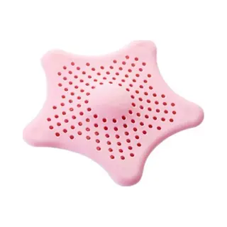 1 Stuk - Silicone Afvoerstop - Afvoerplug - Roze - Anti Haar Afvoer Stop - Siliconen Afvoerstopper - Wastafel - Gootsteen - Spoelbak - Bad - Badkamer