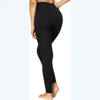 Thermo Legging Dames - Dames Thermo Broek - Fleece - Zwart - Maat L/Xl (40/42) | Thermo Ondergoed
