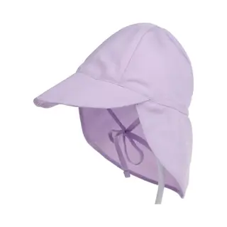 Schattige Vakantie Zonnehoed Nekflap Lila – Zomerhoedje Met Strikbandje | Baby – Peuter – Kinderen | 0 – 3 Jaar | Uv Werend | Verstelbaar |
