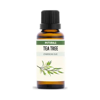 Puturals Tea Tree Olie 100% Biologisch - 30ml - Puur En Vegan - Tea Tree Olie Voor Huid, Haar En Nagels