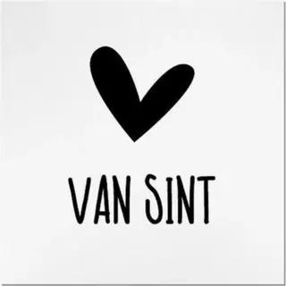 Sint Sluitsticker Met Zwart Hartje - 24 Stuks - 3, 5 Cm Doorsnee