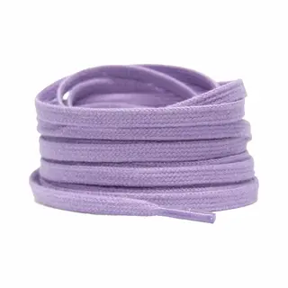 Veters.nl Platte Katoenen Veters 6mm Lila 120cm - Sneakers