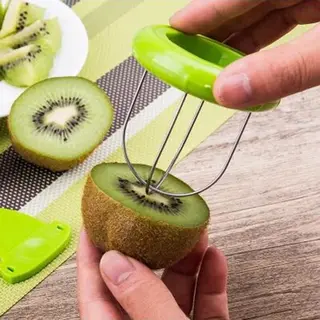 home online Kiwisnijder - Kiwimes - 2 In 1 - Fruitgraafgereedschap - Fruit - Kiwi - Handige Kiwi - Kiwischiller - Eenvoudig - Cutter - Groen