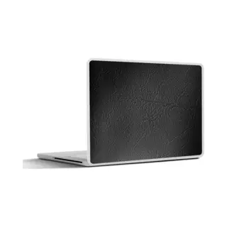 Laptop Sticker - 13.3 Inch - Leer - Lederlook - Industrieel - Zwart - 31x22, 5cm - Laptopstickers - Laptop Skin - Cover