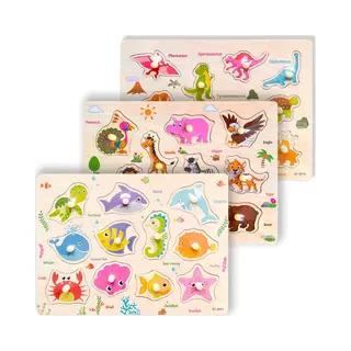 Arts Enterprise Legpuzzel Voor Baby & Kinderen - Educatief Speelgoed - 1+ Jaar