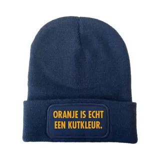 Wintermuts Navy - Oranje Is Echt Een Kutkleur - SoBAD. - Koningsdag - Unisex - Oranje - Voetbal - Nederland