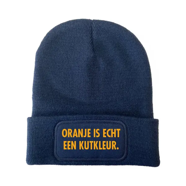 Wintermuts Navy - Oranje Is Echt Een Kutkleur - SoBAD. - Koningsdag - Unisex - Oranje - Voetbal - Nederland thumbnail