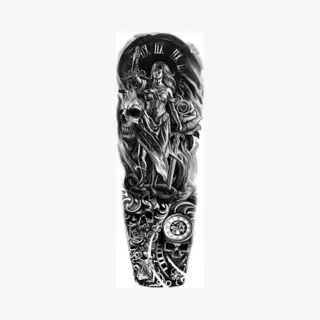 Tijdelijke Tattoo Shop Tijdelijke Tattoo - Sleeve Tattoo - Tattoo Sticker - Zwart/Wit Tattoo - Ontwerp Tattoo - Vrouwen & Mannen Tattoo - Nep Tattoo - Tatoeage & Tatoeages -