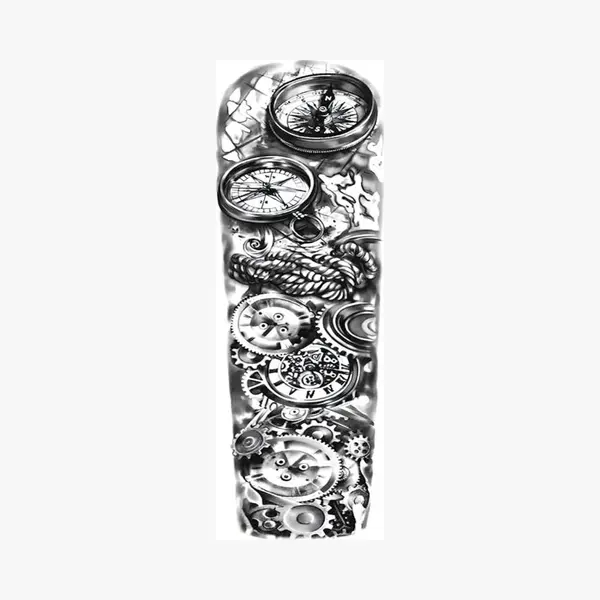 Tijdelijke Tattoo Shop Sleeve Tattoo Voor Mannen & Vrouwen - Waterbestendig - Tqb-205 thumbnail