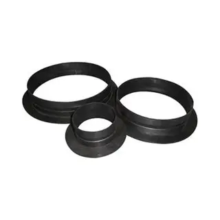 Flens 160mm Pvc/ Kunstof Rond - 16cm Grijs Of Zwart Ventilatie Buis Koppelstukken Lucht Techniek
