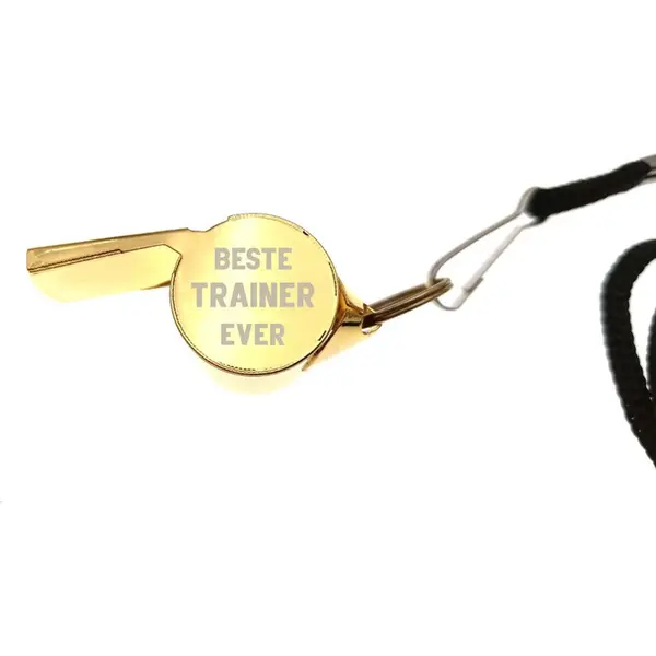 Mc Living Fluit Met Gravering - Goud - Beste Trainer Ever thumbnail