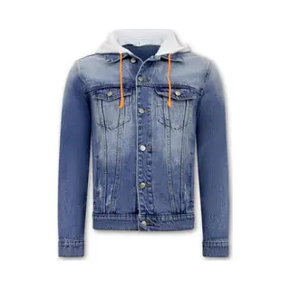 Enos Spijkerjas Met Capuchon Heren - Rj-966 - Blauw
