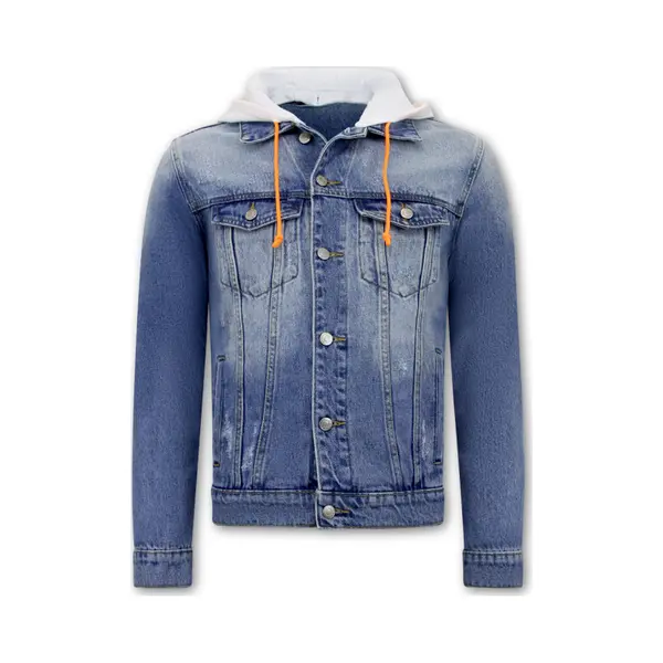 Enos Spijkerjas Met Capuchon Heren - Rj-966 - Blauw thumbnail
