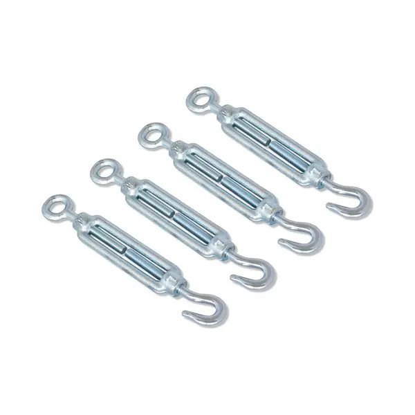 Amig Draadspanner M5 70mm | Haak / Oog | Voordeelverpakking 4 Stuks | Spanschroef Spanner | Verzinkt Smeedstaal thumbnail