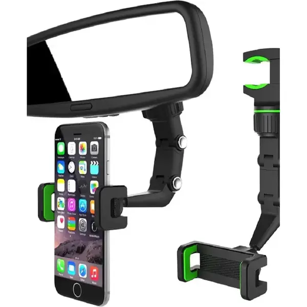Innovation Telefoonhouders Auto Spiegel - Binnenspiegel - Hoofdsteun, Keuken, Tafel, Bureaublad - Smartphone Mobiel Houder thumbnail