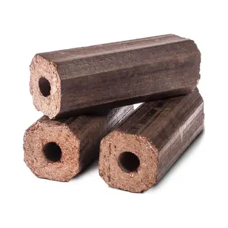 Hout Briketten - Pini Kay Briketten - 6 Stuks - Houtbriketten - Briketten Haard - Brandhout -Houten Briketten - Haardhout - Haardbriketten - Geperst -