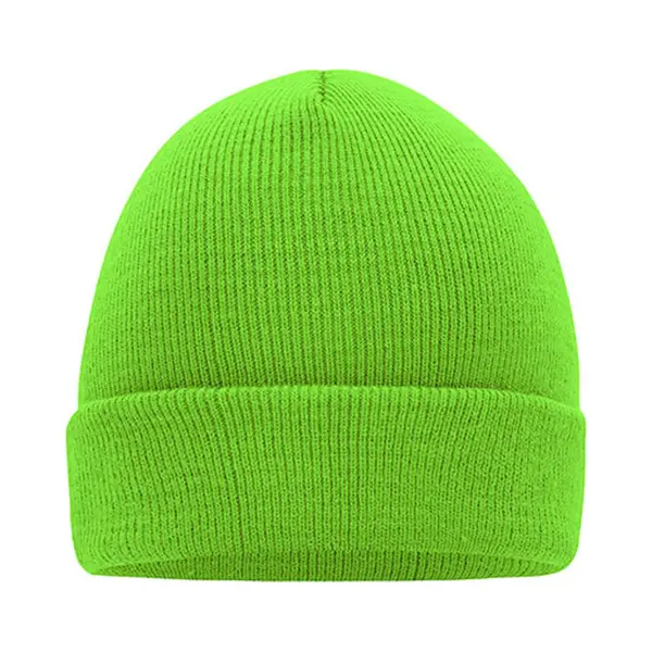 Myrtle Beach 'Knitted Cap' Beanie Felgroen thumbnail