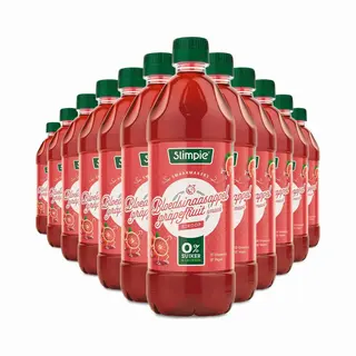 Slimpie Siroop Bloedsinaasappel Grapefruit - Suikervrij En Glutenvrij - 12 X 650 Ml