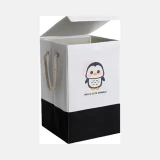 San Marque Wasmand - Wasmand Kinderkamer - Opbergmand Kinderen - Opvouwbare Wasmand - Laundry Basket- Wasmand Met Deksel - Opbergmand Voor Speelgoed -