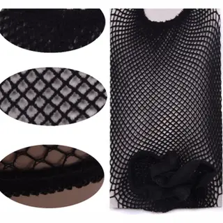 Haar Cap Net Stof Zwart Mesh Voor Pruik Dragen Haarnetjes Haarnetje Pruiken Rekbare Elastische Haarnet Voor Nephaar Weave