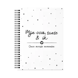 Fyllbooks - Mijn Oom, Tante & Ik Invulboek - Cadeau Voor Oom En Tante - Dagboek - Herinneringsboekje - 80 Pagina's