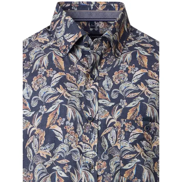 Casa Moda Casual Gebloemd Overhemd Button Down Boord - Xxl thumbnail
