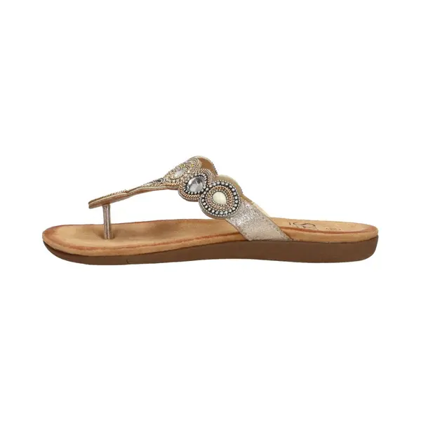 SUB55 Teenslippers - Goudkleur - Maat 36 thumbnail