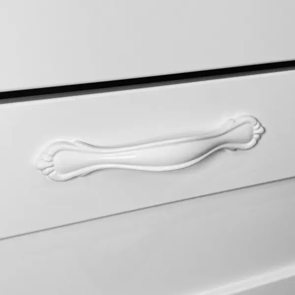 Handgreepdeal.nl Handgreep Wit Rvs ''Vienna'' - Handgreep Wit 96 Mm – Handgrepen Kast - Meubelgrepen - Keukengreep Wit - Kastgrepen -Handgrepen Keukenkastjes - thumbnail