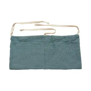 Mylinsé Hydrofiele Baby Boxopbergtas - Boxzak Organiser - Blauw - 20x39 Cm
