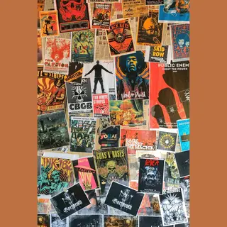 25 Artstreet Muziek Poster - Collage - Kunst Lied - Thema - Vintage - Urban - Posters - Formaat 50x70cm - Wanddecoratie - S2753MT