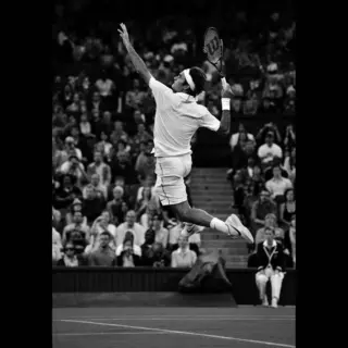 25 Artstreet Roger Federer Poster - Tennis Posters - Fotografie - Zwart Wit - Sport - Wanddecoratie Woonkamer - 180 Gram Papier - S6750WV - Formaat 50 X 70cm