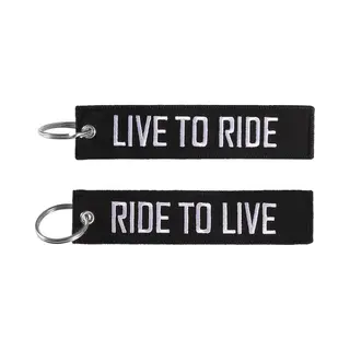 Ride To Live, Live To Ride - Sleutelhanger - Motor - Scooter - Auto - Universeel - Accessoires