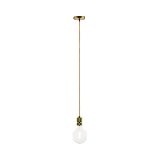 Lighto Pendel Champagne Goud - Inclusief Lichtbron Helder - Classic - 1.5m Snoer - Met Plafondkap