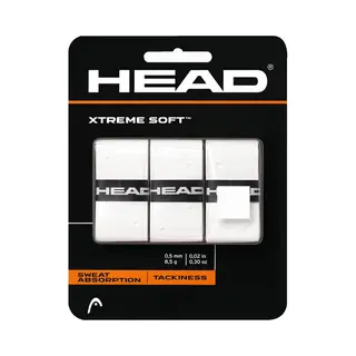 Head Xtreme Soft - Overgrip White - Padel/Tennis/Badminton/Sqaush
