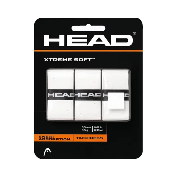 Head Xtreme Soft - Overgrip White - Padel/Tennis/Badminton/Sqaush thumbnail