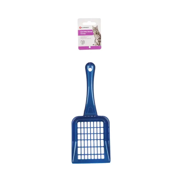 Scoopy Kattenbakschep - Blauw - Kunststof – 26, 6 X 10, 2 X 4, 2 Cm - Flamingo thumbnail