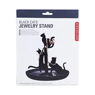 Kikkerland Schmuckständer Katzen Schmuckhalter