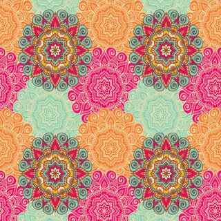 vloerkledenopvinyl.nl Vinyl | Vloerkleed Vinyl | Mandala Roze/oranje | 90x120 Cm | Het Vloerkleed Vinyl | Mandala Roze/oranje Combineert Stijl En Functionaliteit. Duurzaam,