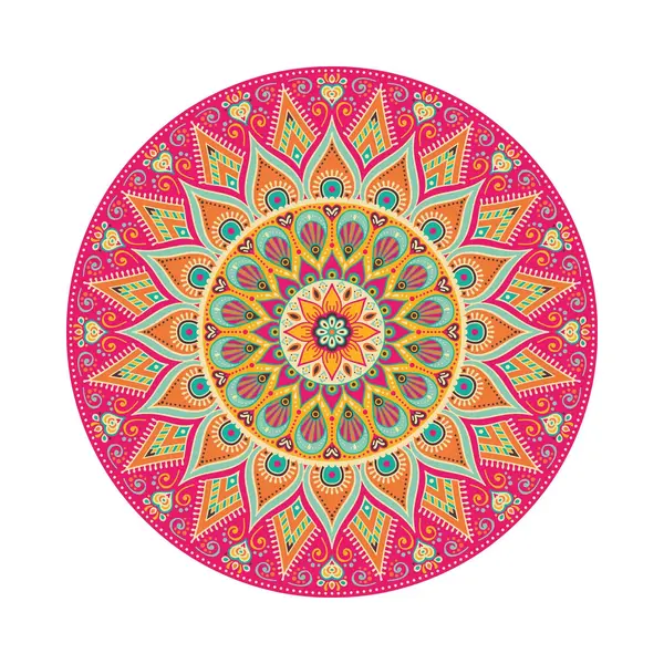 vloerkledenopvinyl.nl Vloerkleed Vinyl Rond | Mandala Koraal | 120 Cm Rond | Ontdek Ons Rond Vinyl Vloerkleed In Mandala Koraal. Stijlvol, Duurzaam En Hygiënisch. Perfect thumbnail