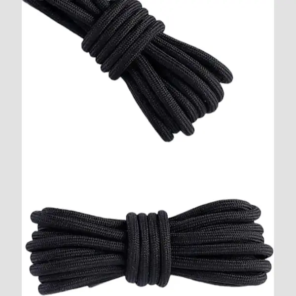 Sneaker Veters Rond 120CM Geschikt Voor Yeezy - Sneakers - Black - Zwart - Round - 120 Cm - Laces - Veter thumbnail