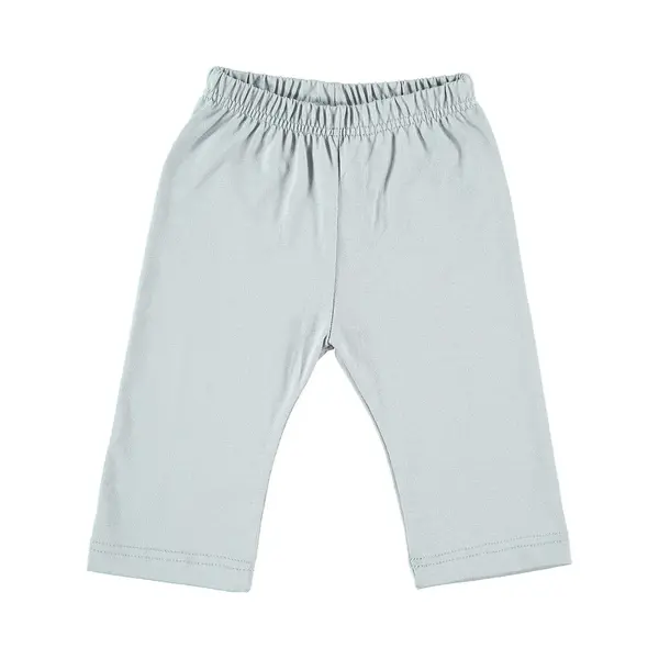 Limobasics Lange Baby Broek Zomer Biologisch Jersey Katoen Grijs 62-68 thumbnail