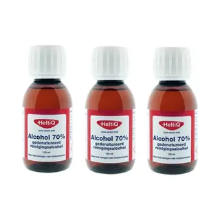 HeltiQ Alcohol - 70% - 3x120 Ml Voordeelverpakking