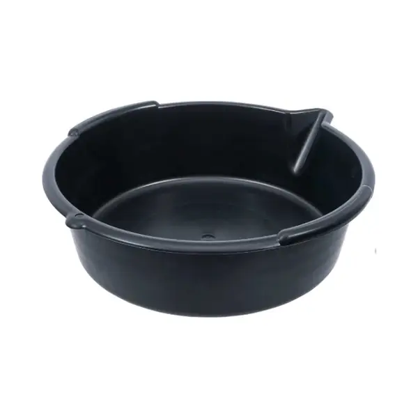 Hl Agenturen Hl - Opvangbak Vloeistoffen - Lekbak Olie - Schenktuit - Tuit - 8 Liter - ø 39 Cm - Rond - Zwart - Kunststof thumbnail
